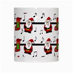 Xmas song pattern White Mugs Center