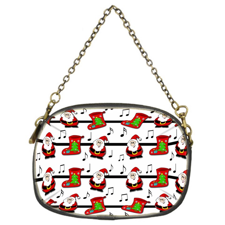 Xmas song pattern Chain Purses (One Side) 