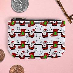 Xmas Song Pattern Mini Coin Purses by Valentinaart