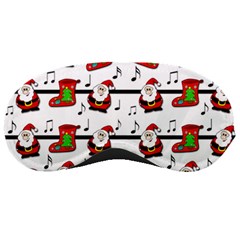 Xmas Song Pattern Sleeping Masks by Valentinaart