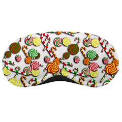 Xmas Candy Pattern Sleeping Masks by Valentinaart