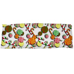 Xmas Candy Pattern Body Pillow Case (dakimakura) by Valentinaart