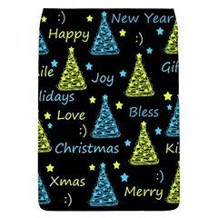 New Year Pattern - Blue And Yellow Flap Covers (l)  by Valentinaart