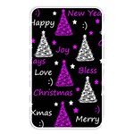 New Year pattern - purple Memory Card Reader Front