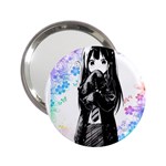 Shy Anime Girl 2.25  Handbag Mirrors Front