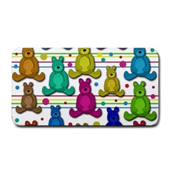 Teddy Bear Medium Bar Mats by Valentinaart