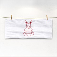 Cute Rabbit With I M So Cute Text Banner Cosmetic Storage Cases by dflcprints