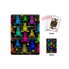 Teddy Bear 2 Playing Cards (mini)  by Valentinaart