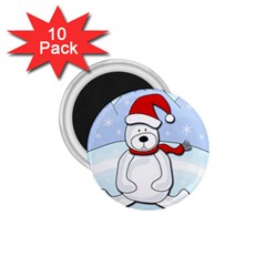 Polar Bear 1 75  Magnets (10 Pack)  by Valentinaart