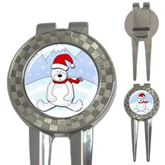 Polar Bear 3-in-1 Golf Divots by Valentinaart