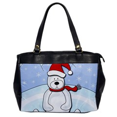 Polar Bear Office Handbags by Valentinaart