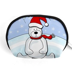 Polar Bear Accessory Pouches (medium)  by Valentinaart