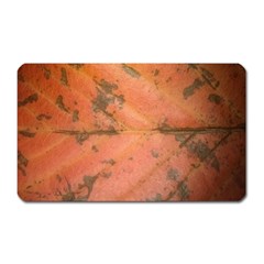 Red Leaf Texture Magnet (rectangular) by SamEarl13