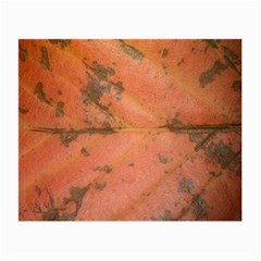 Red Leaf Texture Small Glasses Cloth (2-side)