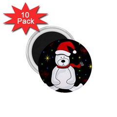 Polar Bear - Xmas Design 1 75  Magnets (10 Pack)  by Valentinaart