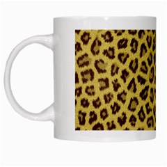 Leopard Fur White Mugs by trendistuff