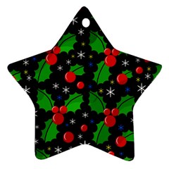 Xmas Magical Pattern Ornament (star)  by Valentinaart