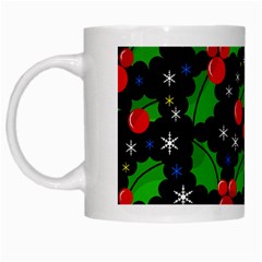 Xmas Magical Pattern White Mugs by Valentinaart