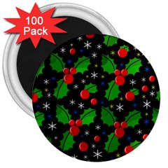 Xmas Magical Pattern 3  Magnets (100 Pack)