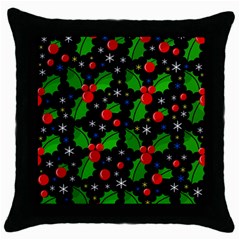 Xmas Magical Pattern Throw Pillow Case (black)