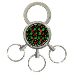 Xmas Magical Pattern 3-ring Key Chains