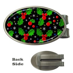 Xmas Magical Pattern Money Clips (oval) 