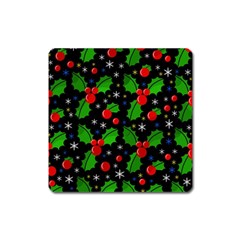 Xmas Magical Pattern Square Magnet