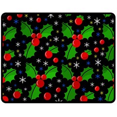 Xmas Magical Pattern Fleece Blanket (medium) 