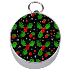 Xmas Magical Pattern Silver Compasses