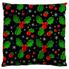 Xmas Magical Pattern Large Flano Cushion Case (two Sides)