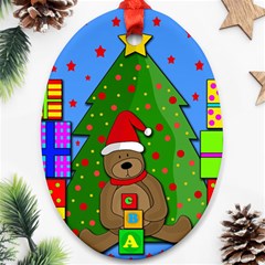 Xmas Gifts Ornament (oval) 