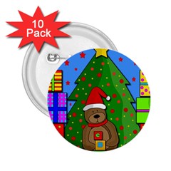 Xmas Gifts 2 25  Buttons (10 Pack) 