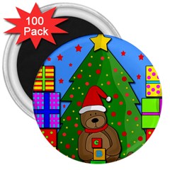 Xmas Gifts 3  Magnets (100 Pack)