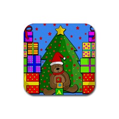 Xmas Gifts Rubber Coaster (square) 