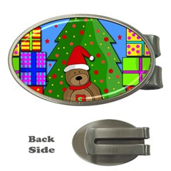 Xmas Gifts Money Clips (oval) 