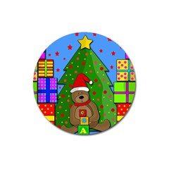 Xmas Gifts Magnet 3  (round) by Valentinaart