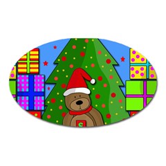 Xmas Gifts Oval Magnet