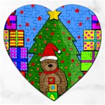 Xmas gifts Jigsaw Puzzle (Heart) Front