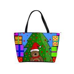 Xmas Gifts Shoulder Handbags by Valentinaart