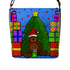 Xmas Gifts Flap Messenger Bag (l) 