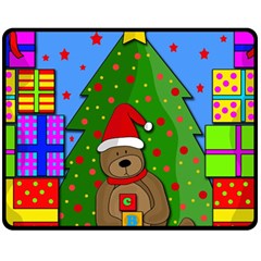 Xmas Gifts Double Sided Fleece Blanket (medium) 