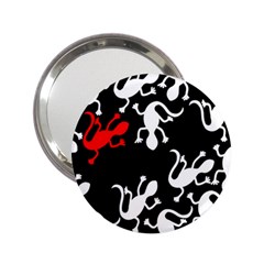 Red Lizard 2 25  Handbag Mirrors by Valentinaart