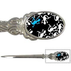 Blue Lizard Letter Openers by Valentinaart