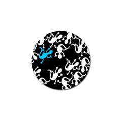 Blue Lizard Golf Ball Marker (4 Pack) by Valentinaart