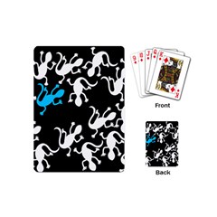 Blue Lizard Playing Cards (mini) 