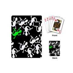 Green Lizards  Playing Cards (mini) 