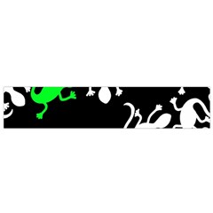 Green Lizards  Flano Scarf (small)