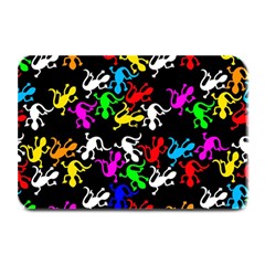 Colorful Lizards Pattern Plate Mats by Valentinaart