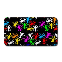 Colorful Lizards Pattern Medium Bar Mats by Valentinaart