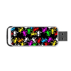 Colorful Lizards Pattern Portable Usb Flash (two Sides) by Valentinaart